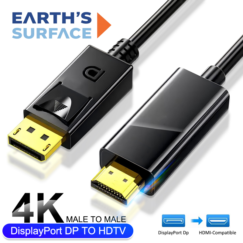 Tablet Lap Desk - 1.8M Uni-Directional 4K DisplayPort to HDMI-compatible