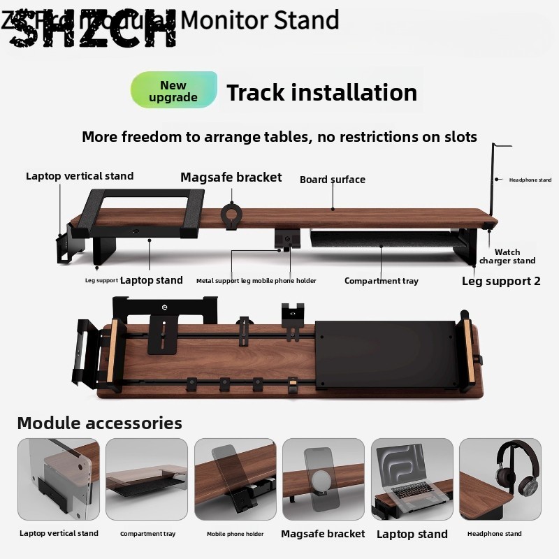 Tablet Lap Desk - Z3 Pro Modular Monitor Riser Solid