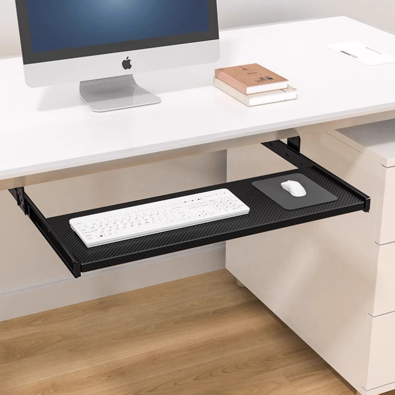 Tablet Lap Desk - Under Desk Keyboard Tray Slide Rail