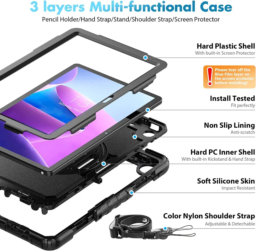 For Lenovo Tab M11 M10 3rd TB3 - Lenovo Tablet Plus Accessories 评论和价格