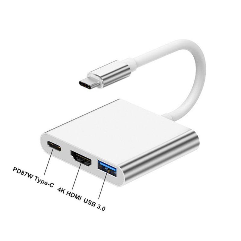 3 in 1 USB Type C Hub to 4K HD - Tablet Accessories Samsung 评论和价格
