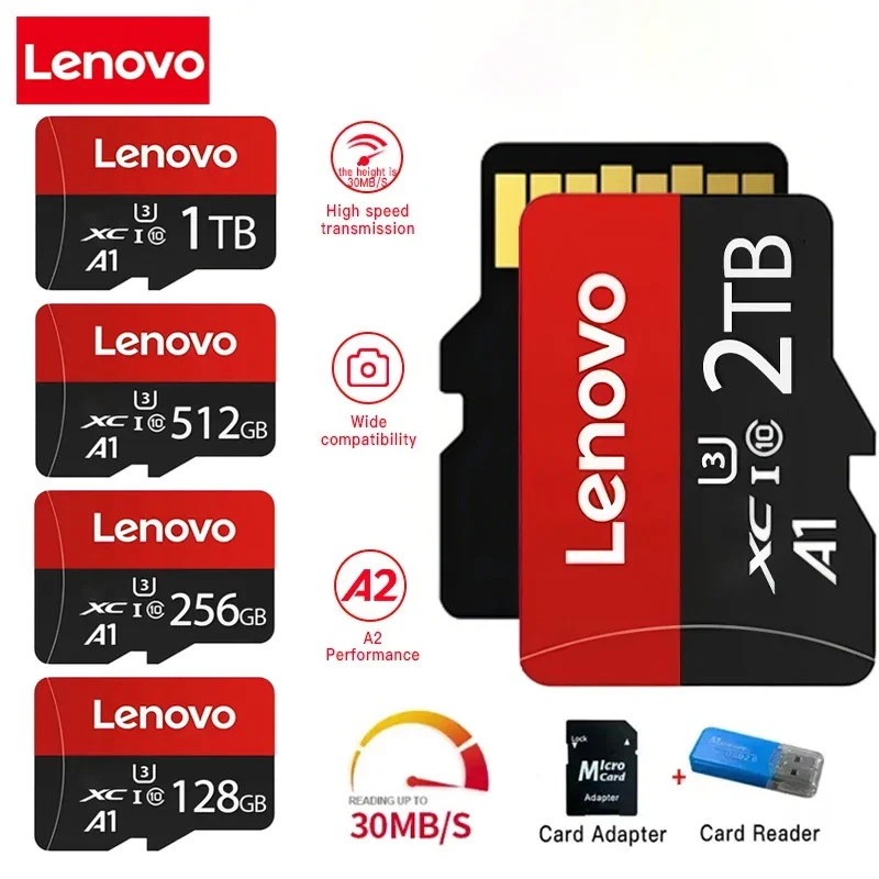 Lenovo 2TB High-Speed V30 A2 4 - Microsd Card Tablet 评论和价格