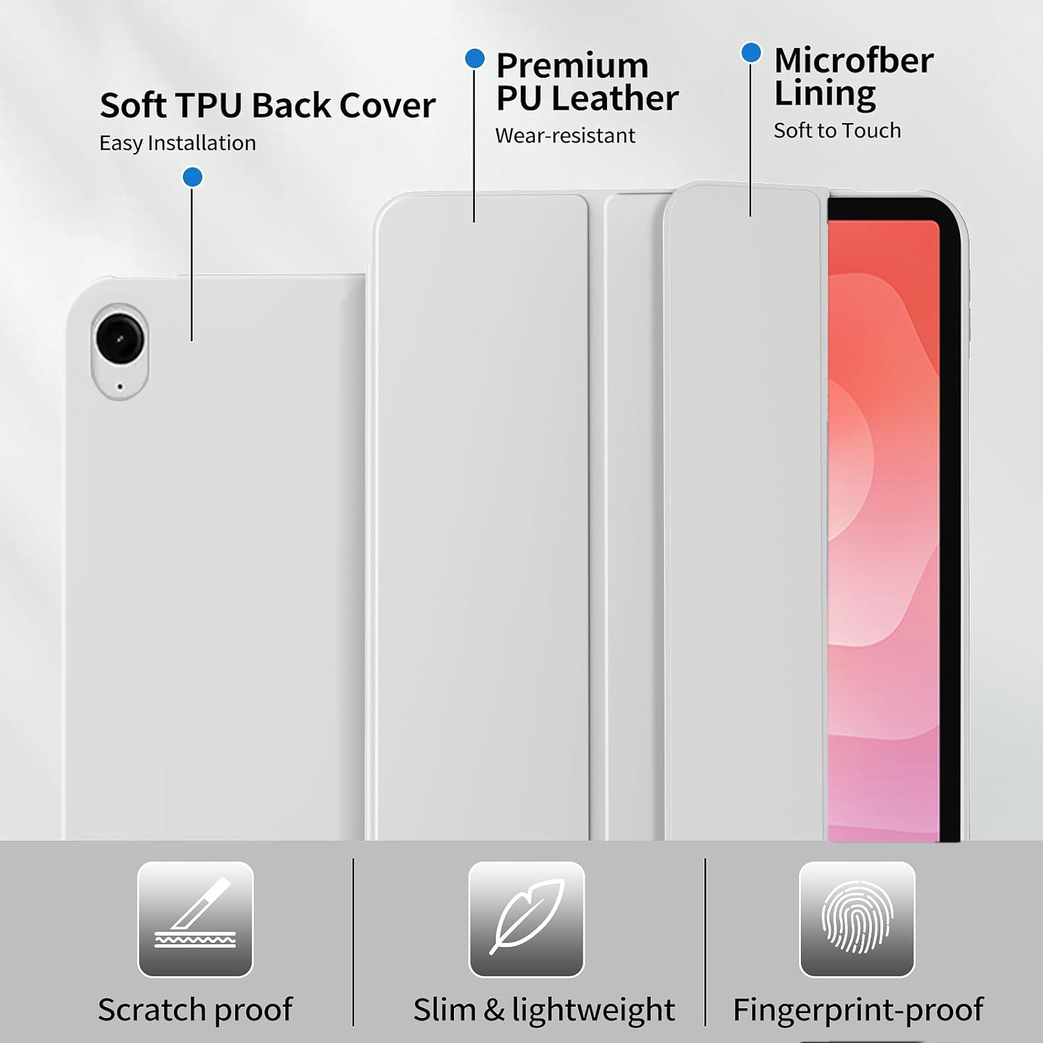 Tri-fold Flip Case For Samsung - Tablet Accessories Samsung 评论和价格