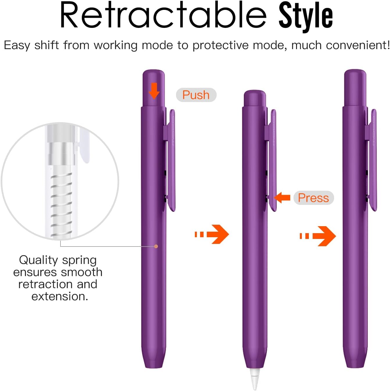 MoKo Holder Case for Apple Pen - Tablet Pencil Accessories 评论和价格
