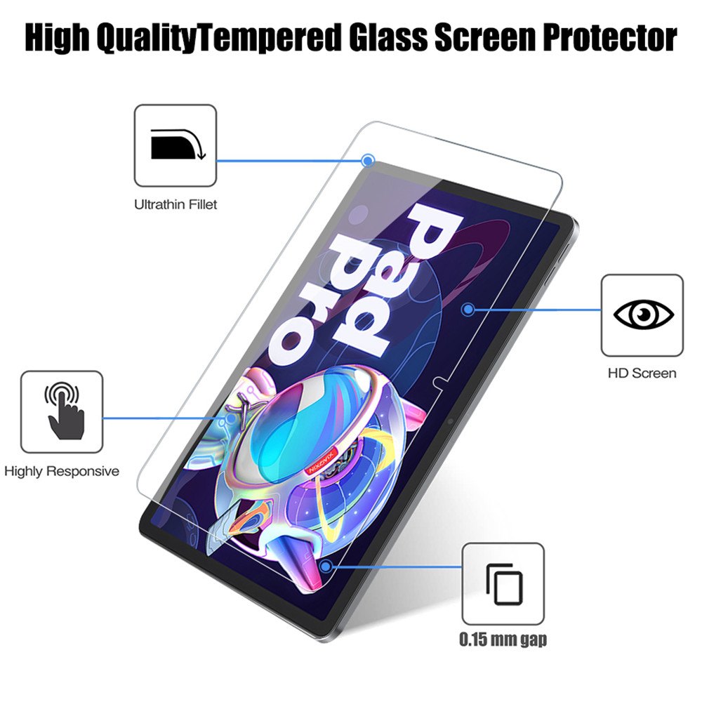 2PCS Tempered Glass Screen Pro - Lenovo Tablet Plus Accessories 评论和价格