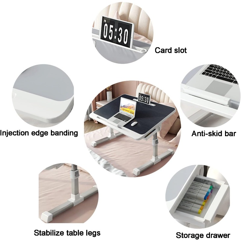 Laptop Bed Tray Table Adjustab - Tablet Lap Desk 评论和价格