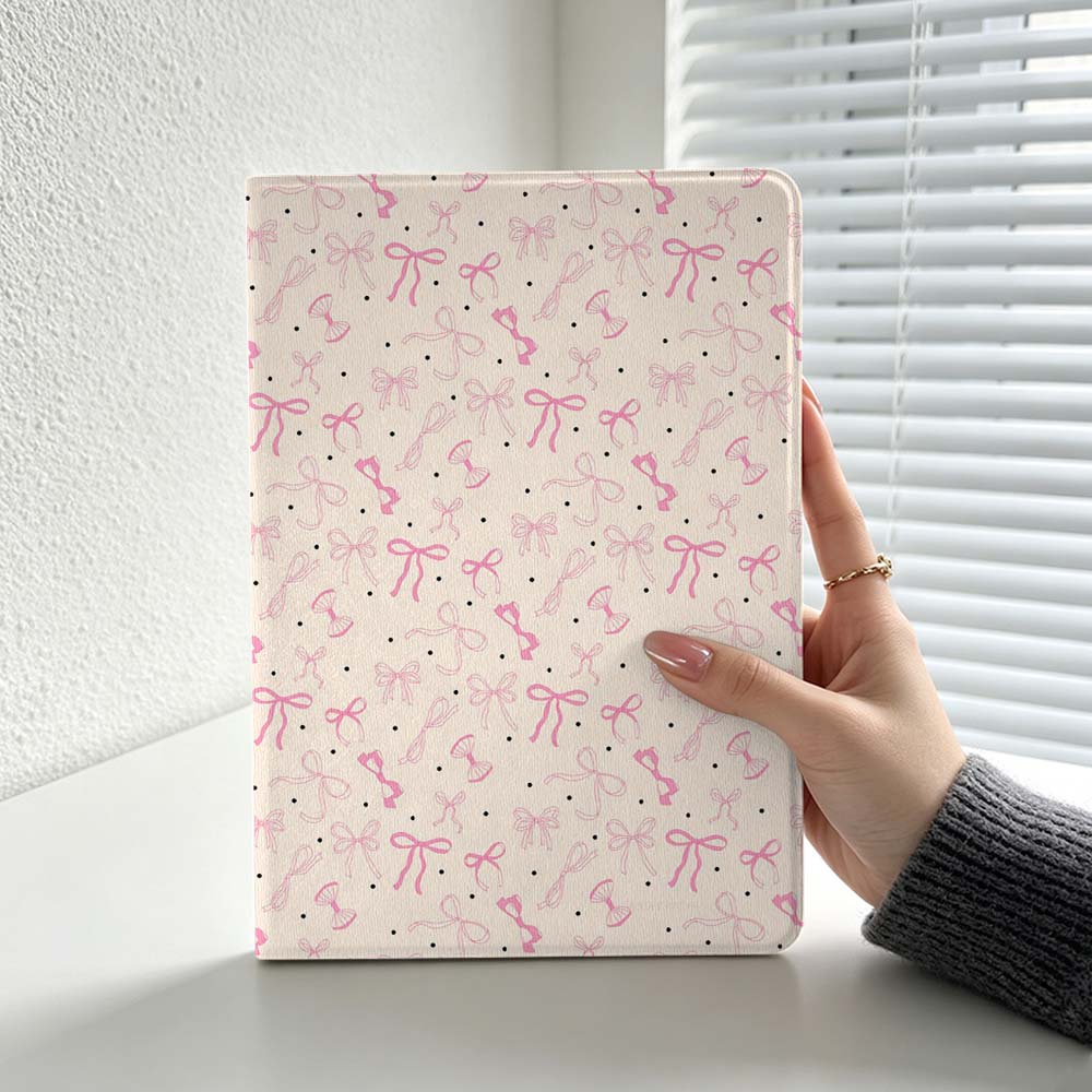 Minimalist Pink Bow Pattern Fo - Lenovo Tablet Plus Accessories 评论和价格