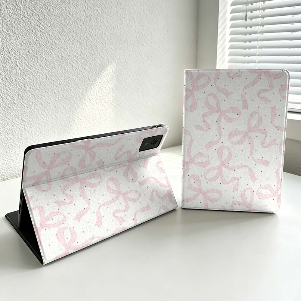 Minimalist Pink Bow Pattern Fo - Lenovo Tablet Plus Accessories 评论和价格