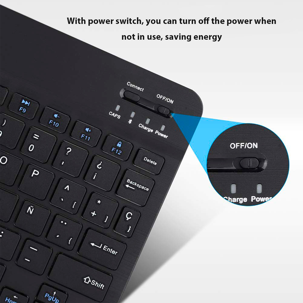 Bluetooth Wireless Keyboard Fo - Accessories For Android Tablet 评论和价格